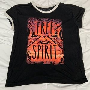 Free spirit graphic T-shirt